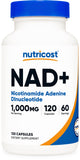 Nutricost frasco frontal mostrando diseño y cantidad de cápsulas