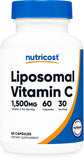 Nutricost vista frontal del frasco mostrando la etiqueta y beneficio de alta absorción