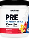 Nutricost frontal del envase Fruit Punch mostrando presentación 30 servicios y confianza