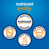 Nutricost cápsula en mano para mostrar uso diario conveniente