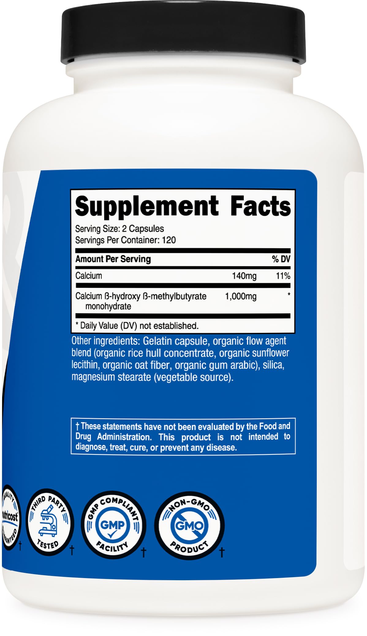 Nutricost HMB en ambiente de gimnasio para uso en entrenamiento
