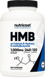 Nutricost HMB frasco frontal mostrando contenido y cantidad