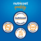 Nutricost mezcla de frutas como acai y arándano ilustrando origen orgánico y fitoquímicos