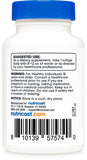 Nutricost etiqueta con ingredientes y certificaciones visibles