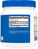 Nutricost L-Arginine comparación de tamaño del envase para cálculo de duración