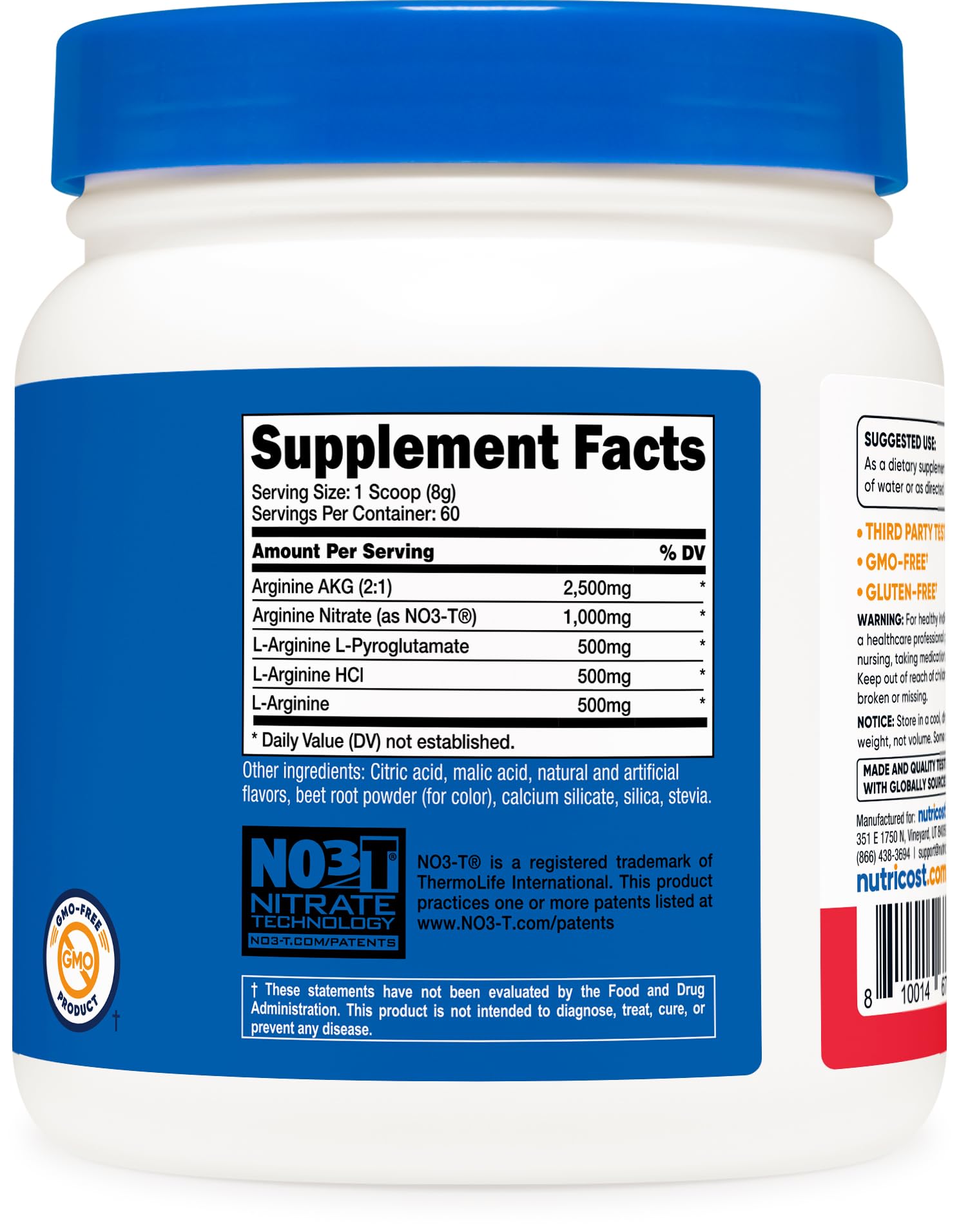 Nutricost producto en entorno de gimnasio que inspira uso antes del ejercicio