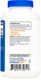 Nutricost L-Arginine etiqueta nutricional clara con ingredientes y certificaciones