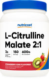 Nutricost envase frontal fresa-kiwi mostrando 600 g y conveniencia
