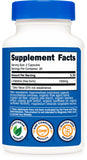 Nutricost etiqueta nutricional legible con dosis y beneficios claros