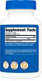 Nutricost etiqueta detallada con información de 20 mg y certificaciones