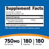 Nutricost primer plano de cápsula para fácil ingestión y control de dosis