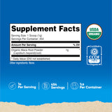 Nutricost maca textura en cuchara que destaca pureza y fácil mezcla