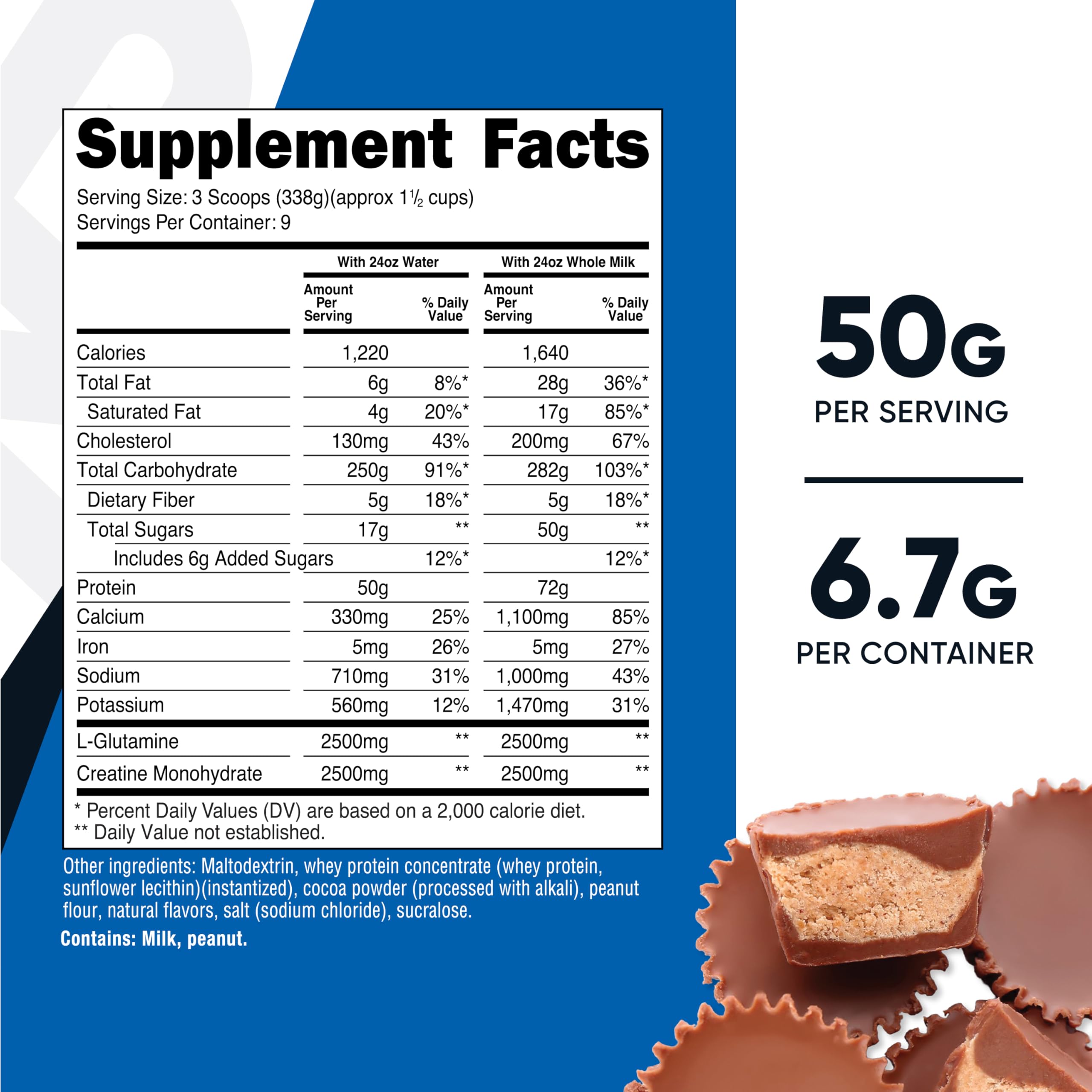 Nutricost polvo textura cercana mostrando grano cremoso y mezcla fácil de disolver