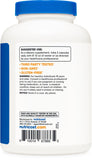 Nutricost Monolaurin etiqueta nutricional y certificados visibles