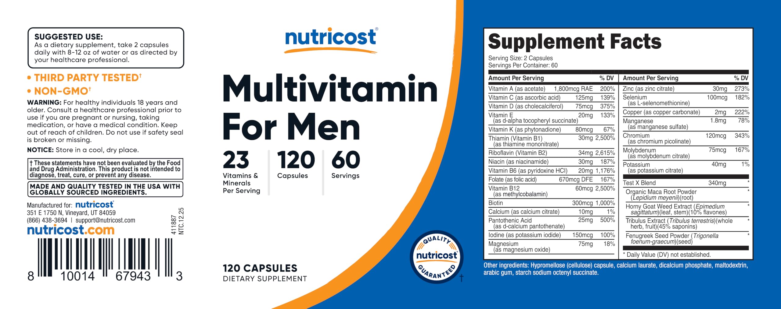Nutricost multivitamínico en entorno diario que sugiere integración en rutina y bienestar