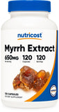 Nutricost frasco frente mostrando diseño y cantidad 120 cápsulas