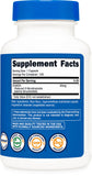 Nutricost etiqueta nutricional en primer plano destacando 20 mg por cápsula y certificaciones