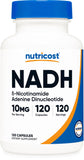 Nutricost frasco frontal mostrando 120 cápsulas y diseño claro beneficios visibles