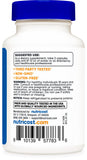 Nutricost NMNH etiqueta con certificaciones NSF GMP FDA y beneficios visibles