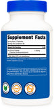 Nutricost etiqueta nutricional Pau D'Arco, información de dosis y certificados