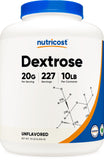 Nutricost frente del envase mostrando 10 lbs y pureza