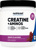 Nutricost bote frontal con sabor uva mostrando envase y beneficios claros