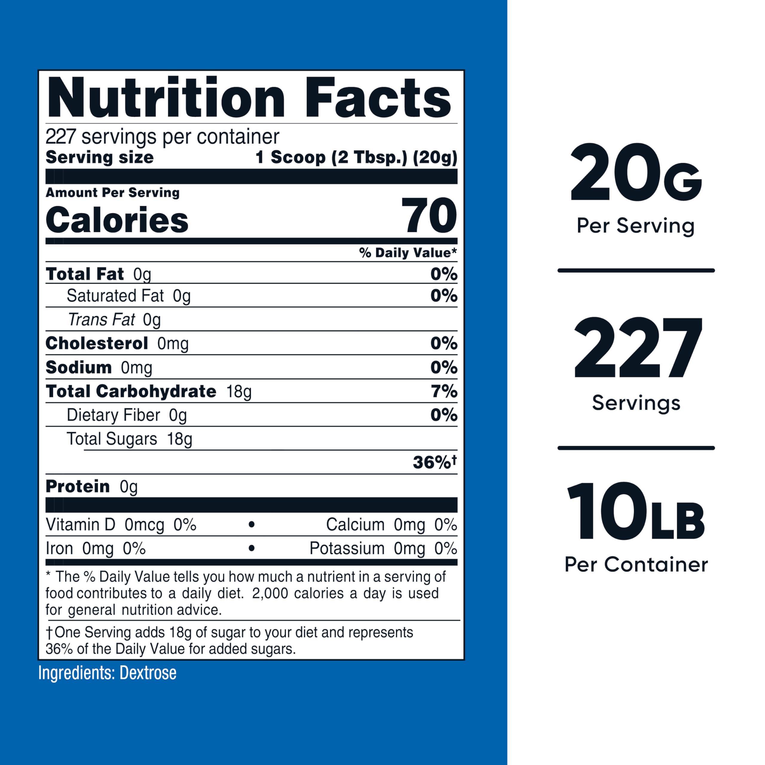 Nutricost textura fina del polvo que facilita disolución