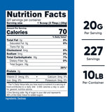 Nutricost textura fina del polvo que facilita disolución