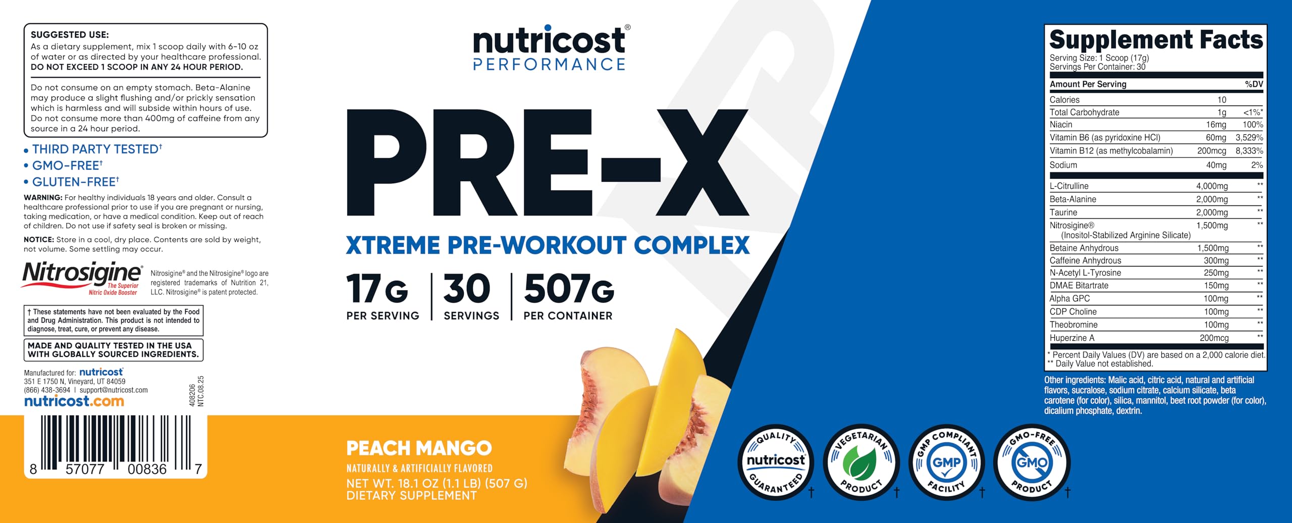 Nutricost producto en gimnasio estilo de vida ilustrando enfoque y rendimiento