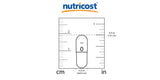 Nutricost frasco en mesa de desayuno mostrando uso integrado en rutina diaria