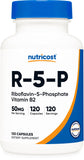 Nutricost frasco frontal mostrando 120 cápsulas y dosis clara