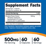 Nutricost cápsula vegetariana abierta para ver forma y superficie lisa