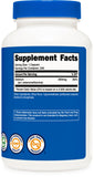 Nutricost etiqueta nutricional visible con dosificación y certificaciones