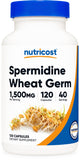 Nutricost frasco frontal mostrando la etiqueta y beneficio de dosificación clara