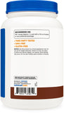 Nutricost comparativa 2lbs en mano mostrando tamaño y conveniencia