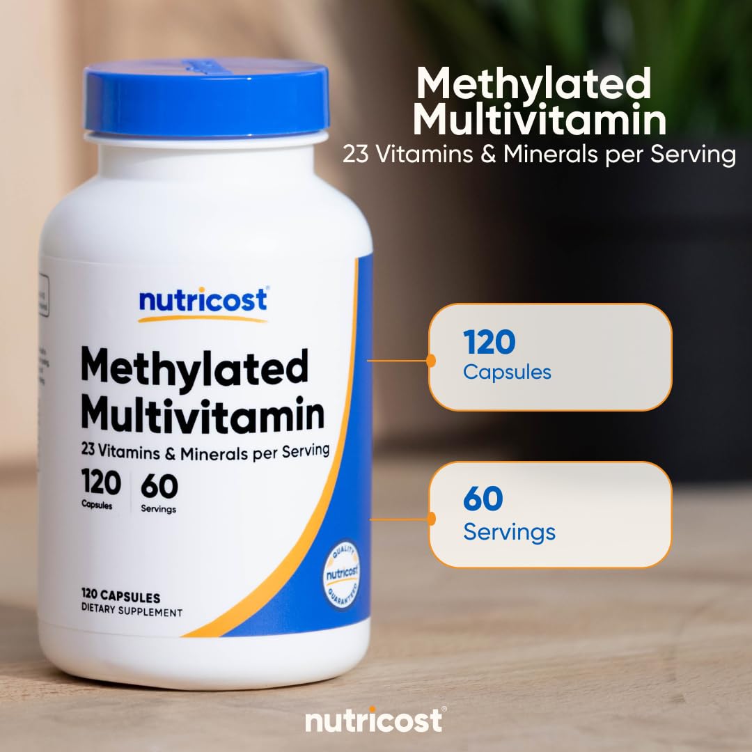 Nutricost junto a una regla para comparar tamaño del envase fácilmente