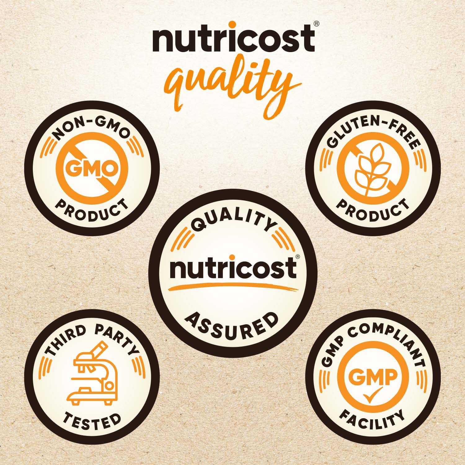 Nutricost vista cercana de textura fina y mezcla homogénea