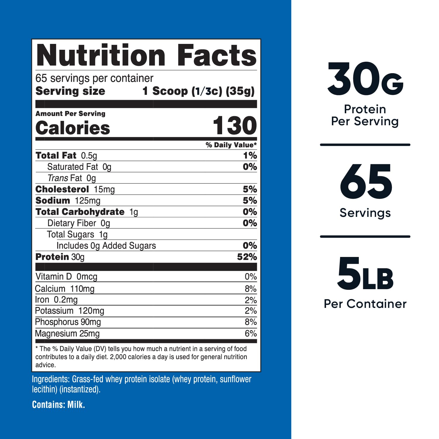 Nutricost primer plano del polvo sin sabor, beneficio: textura fina y mezcla fácil