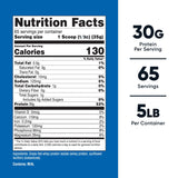 Nutricost primer plano del polvo sin sabor, beneficio: textura fina y mezcla fácil