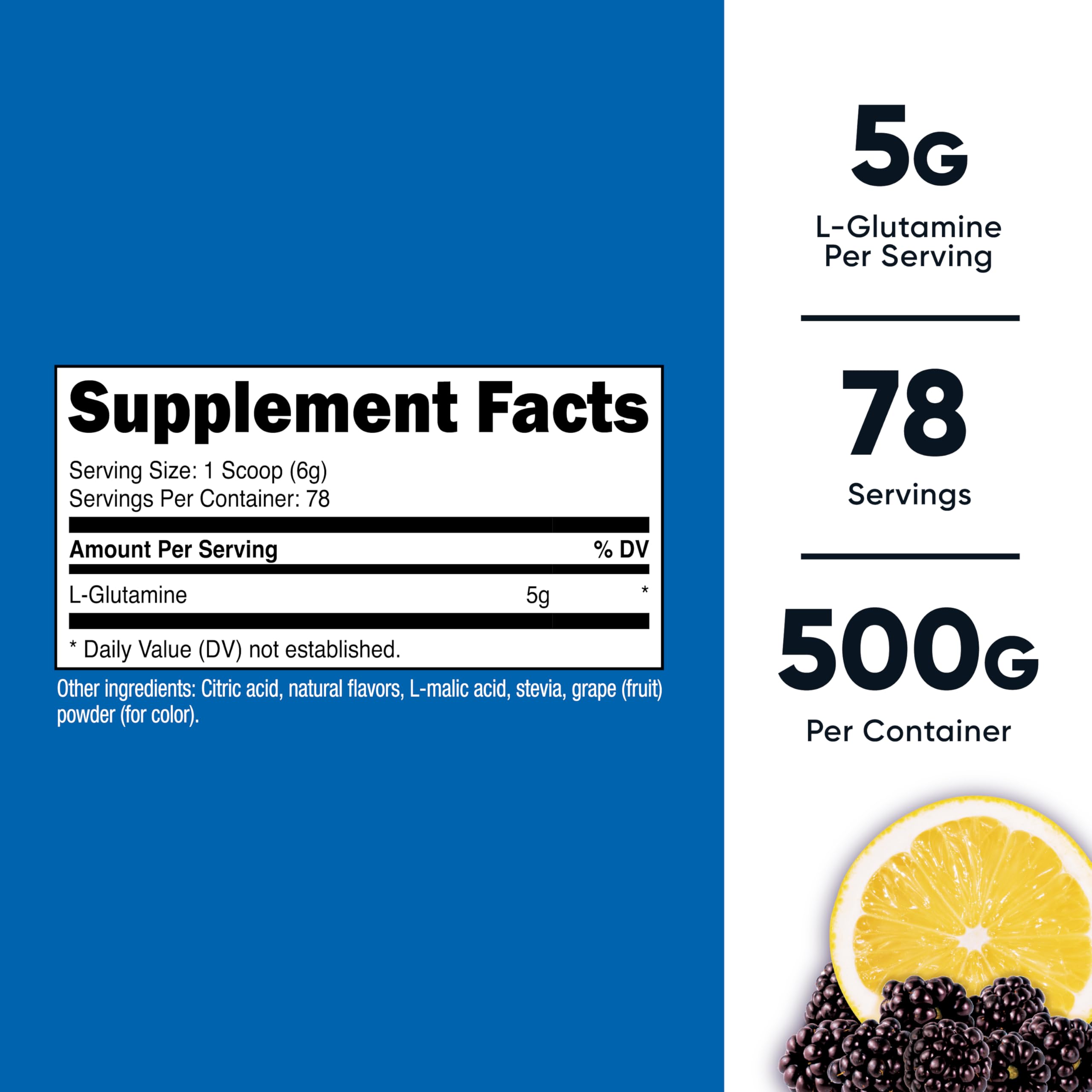 Nutricost primer plano del polvo fino y soluble que facilita la mezcla