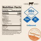 Nutricost polvo textura en primer plano que facilita mezcla y disolución
