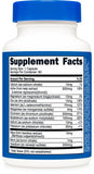 Nutricost etiqueta con lista de ingredientes y certificaciones de calidad