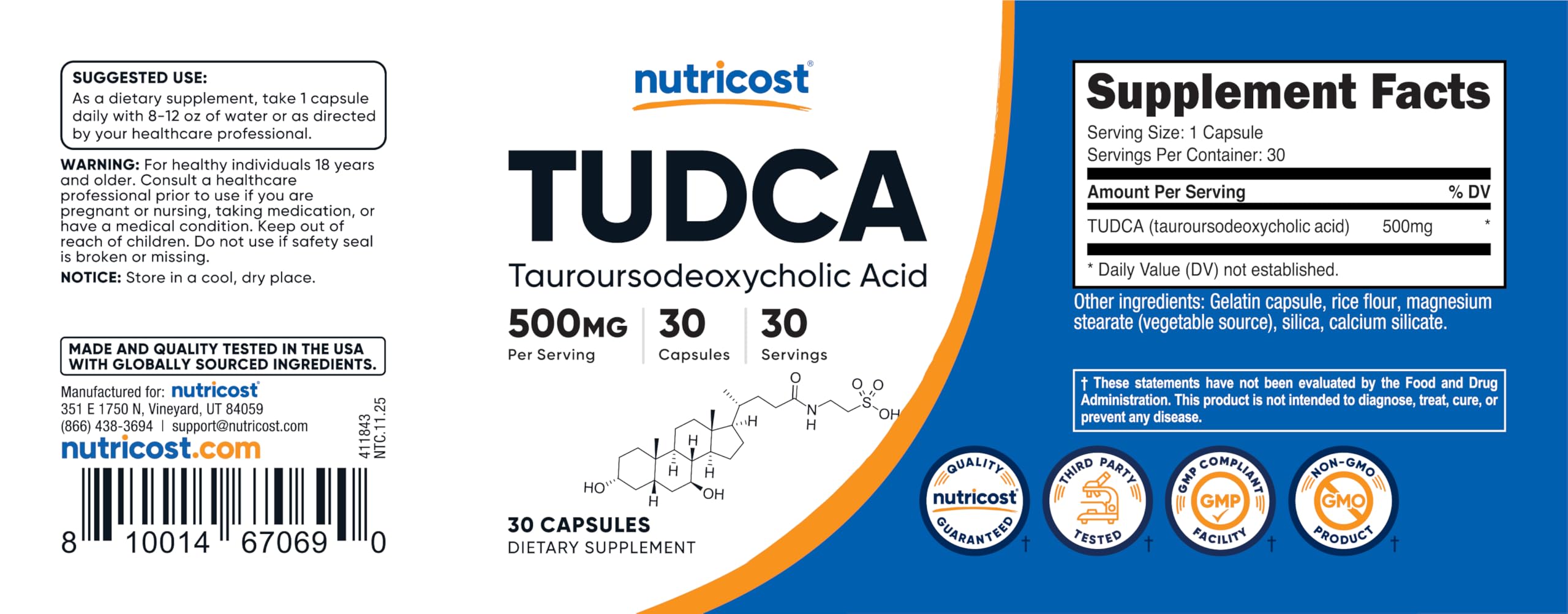 Nutricost Tudca en contexto de rutina diaria para uso práctico