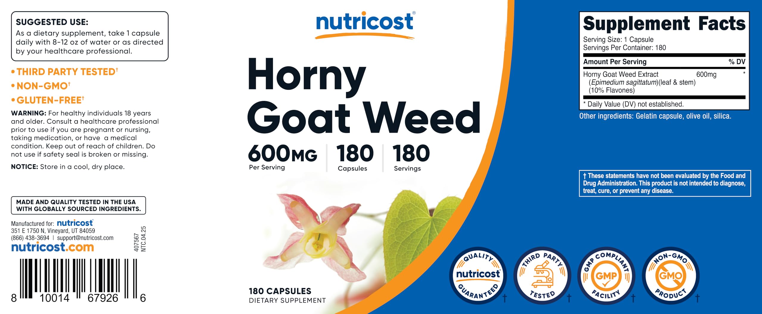 Nutricost frasco en encimera junto a rutina diaria para integración sencilla