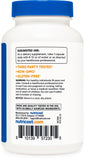 Comparación de tamaño de Nutricost Vitamin D2 junto a una moneda, durabilidad del envase