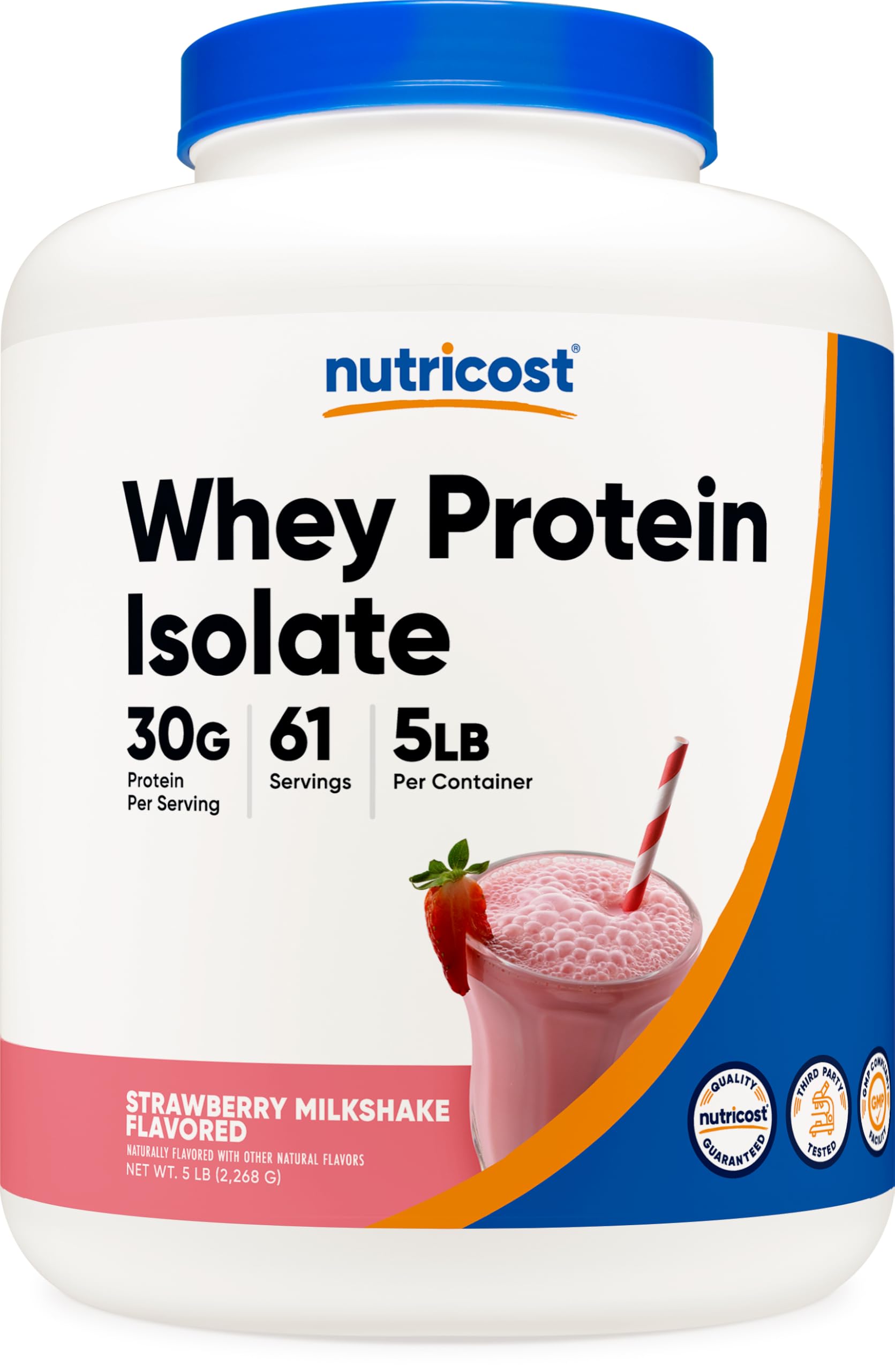 Nutricost frontal del envase mostrando etiqueta y tamaño