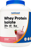 Nutricost frontal del envase mostrando etiqueta y tamaño
