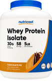 Nutricost envase frontal 5LB mostrando etiqueta y sabor