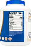 Nutricost etiqueta nutricional y lista de ingredientes para información clara de alérgenos