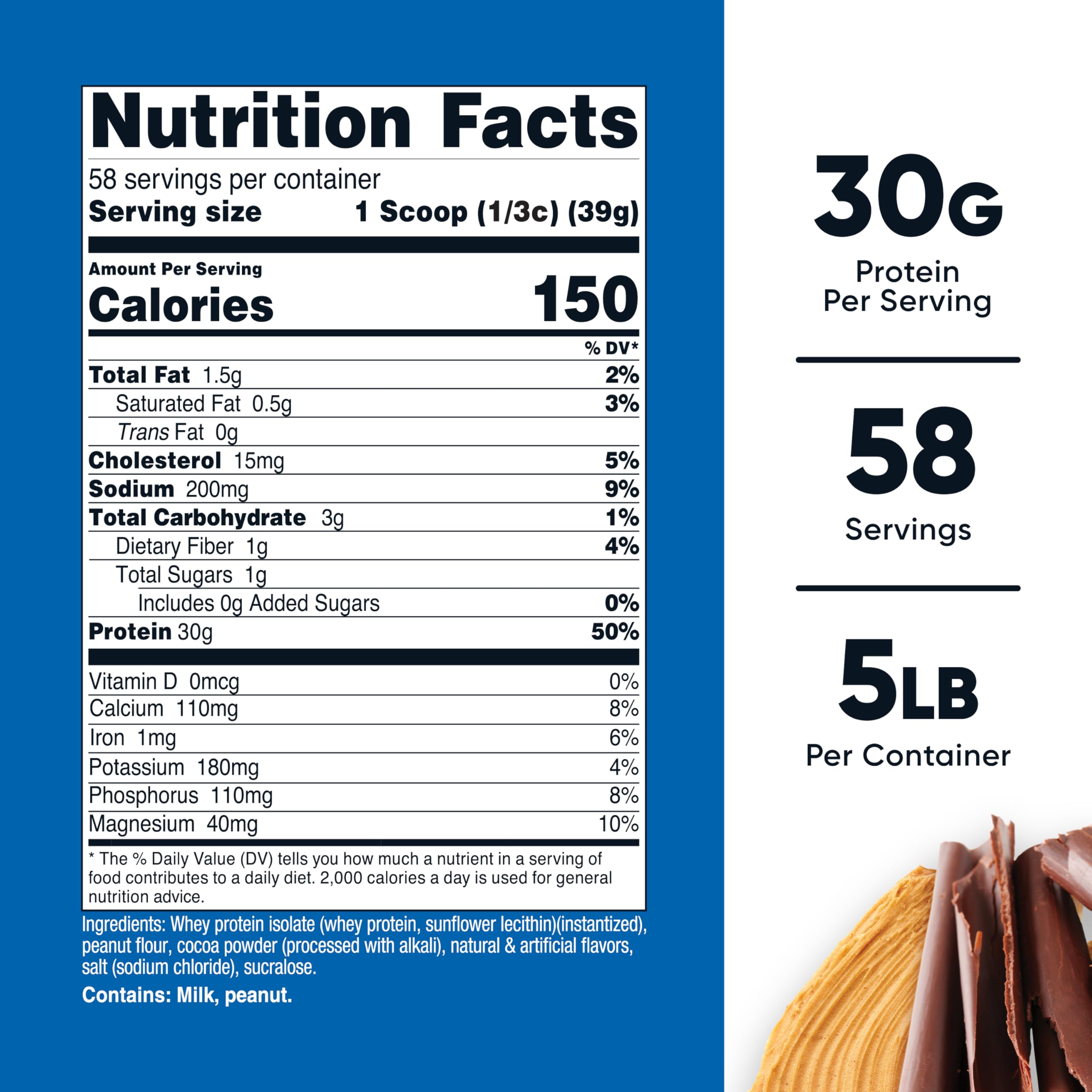 Nutricost polvo textura cercana que facilita disolución rápida